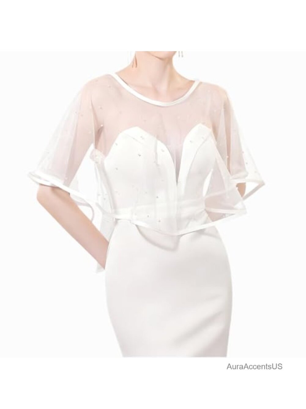 Women's Lace Shawl Wrap for Wedding Evening Dress Cape Scarf